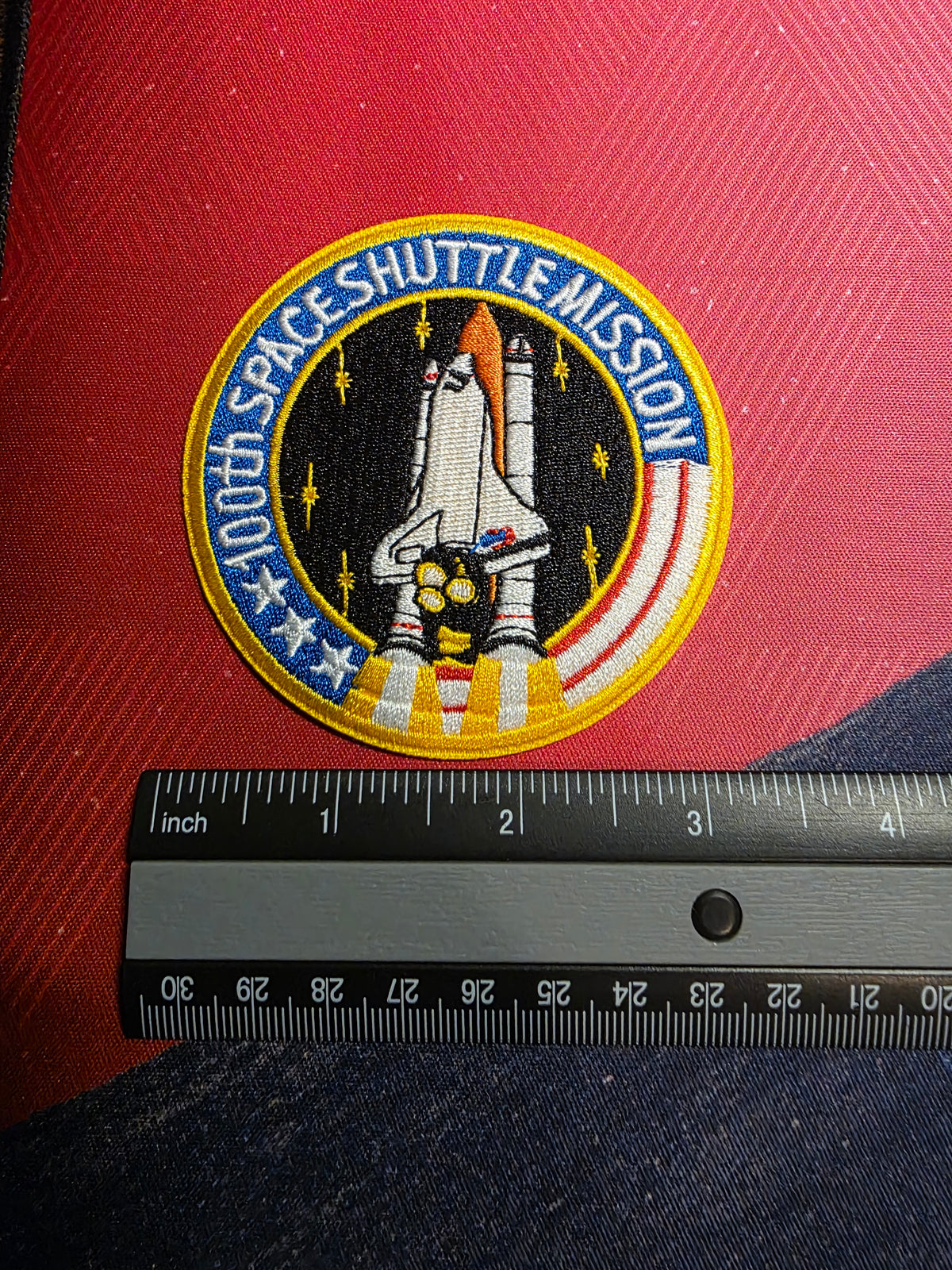 NASA- 100th Space Shuttle Mission Iron On Patch