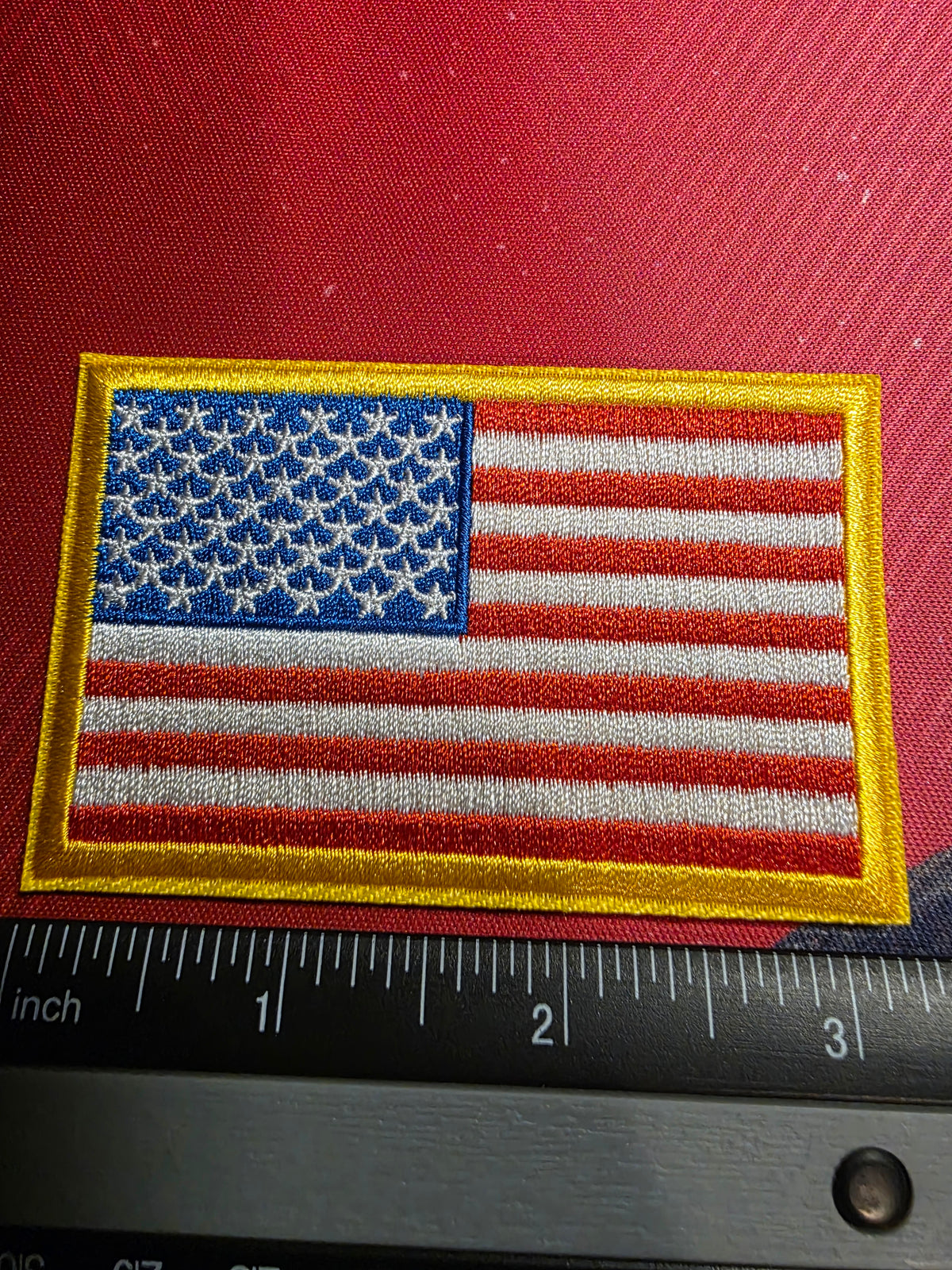 NASA- American Flag Iron On Patch