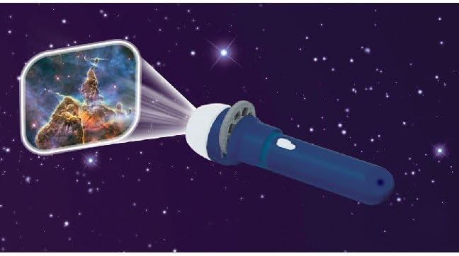 Brainstorm Toys: Space Torch and Projector, Creates Clear, Precise Images up to One Metre Wide, Fun Project Doubles as Handy Torch Flashlight