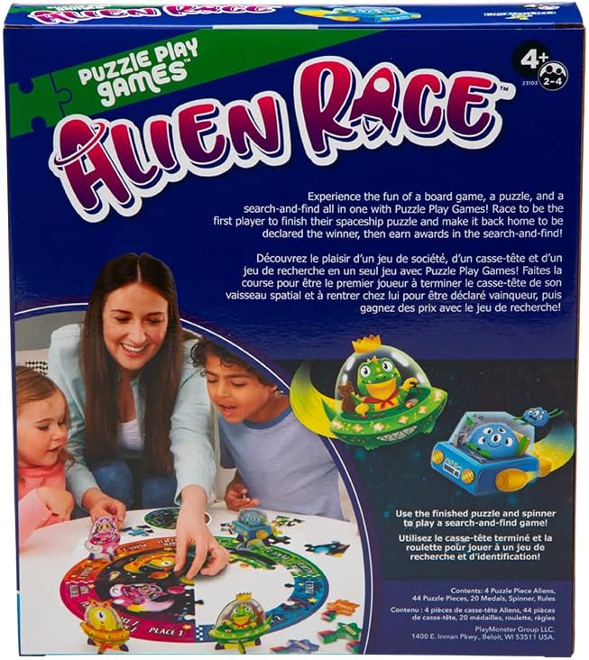 Alien Race- Puzzle Board Game