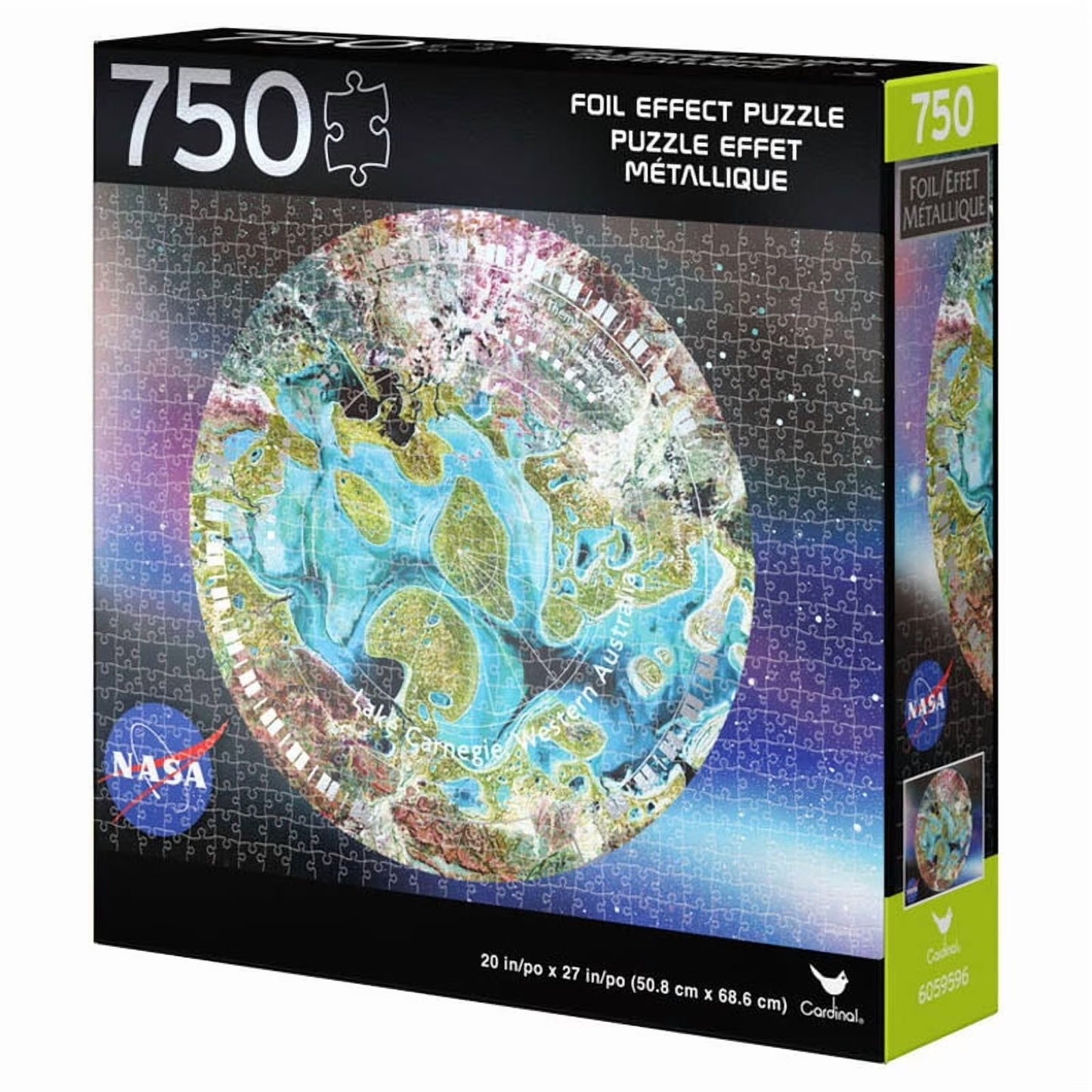 Cardinal Nasa: Lake Carnegie Western Australia Foil Effect Puzzle - 750pc