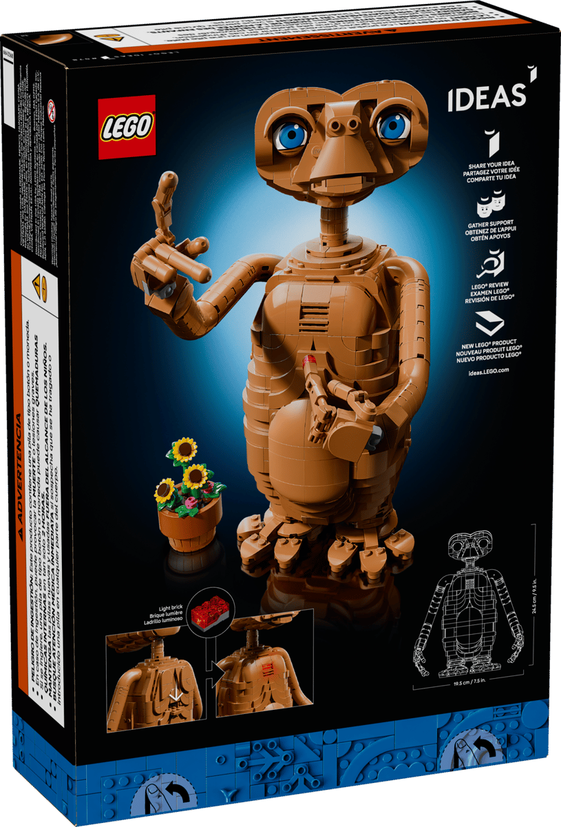 LEGO® Ideas- E.T. the Extra-Terrestrial Building Set (21370)