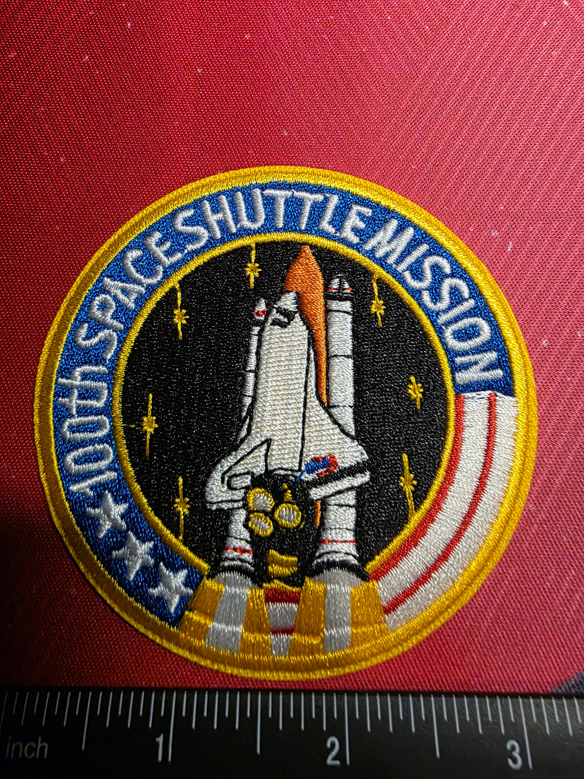 NASA- 100th Space Shuttle Mission Iron On Patch