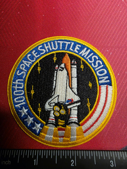 NASA- 100th Space Shuttle Mission Iron On Patch