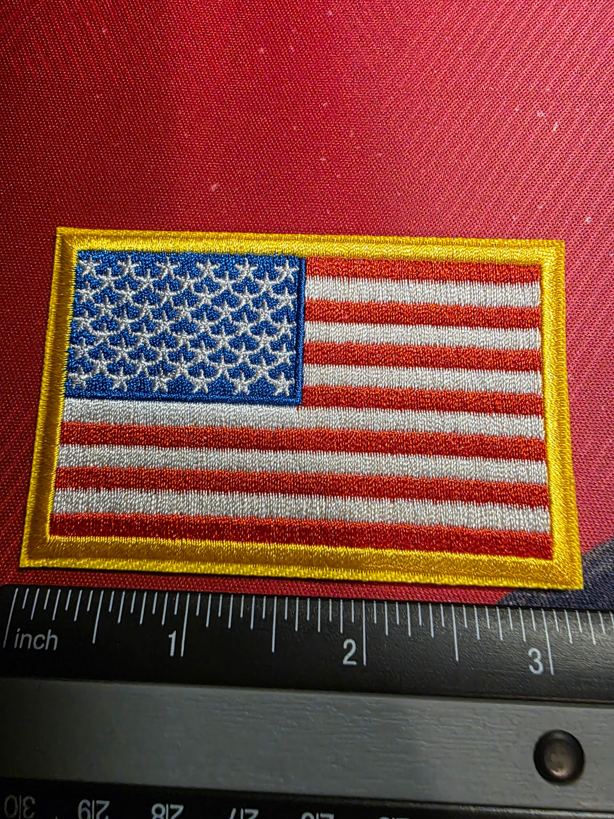 NASA- American Flag Iron On Patch