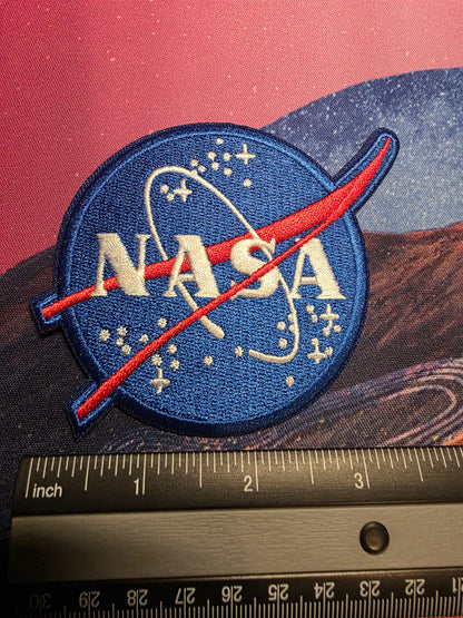 NASA- Meatball Logo Iron On Patch