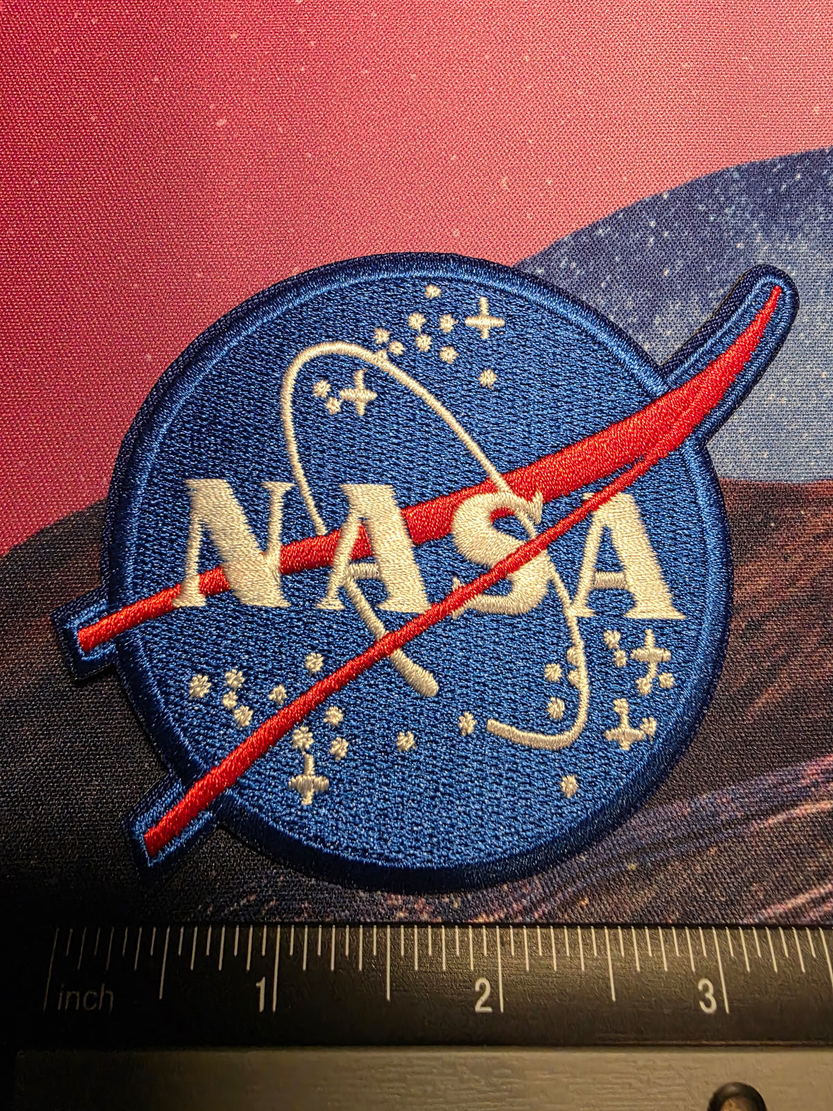 NASA- Meatball Logo Iron On Patch
