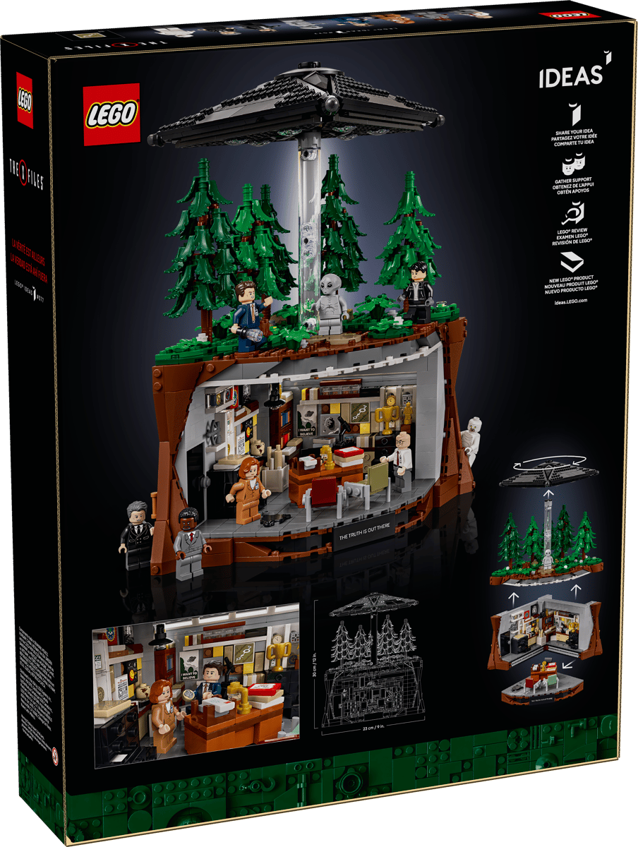 LEGO® IDEAS- The X-Files Building Kit (21369) & Scully’s Lab (40896) Combo