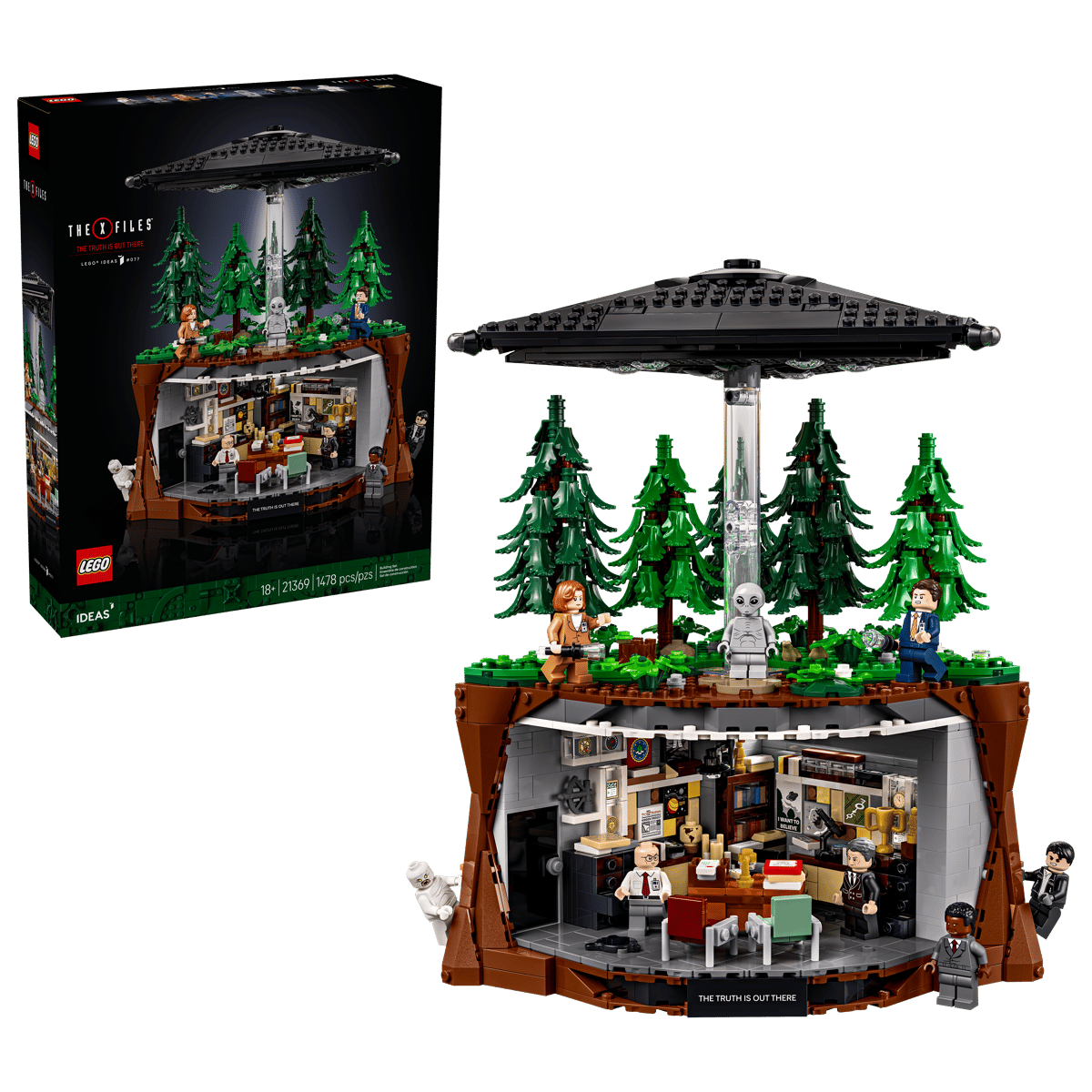 LEGO® IDEAS- The X-Files Building Kit (21369) & Scully’s Lab (40896) Combo