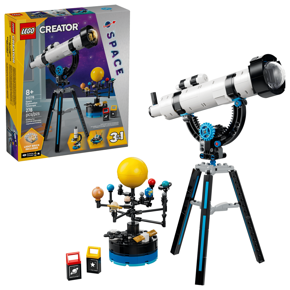 LEGO® Creator 3 in 1 Space Exploration Telescope (31378)