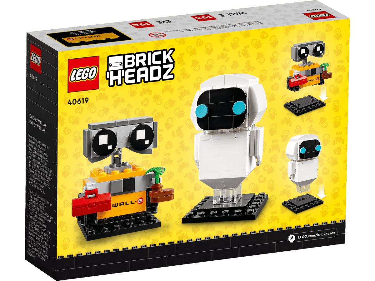 LEGO® BrickHeadz™  Disney Pixar’s EVE & WALL•E (40619)