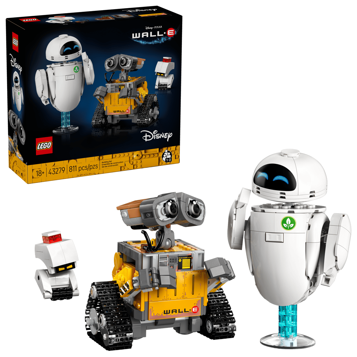 LEGO® ǀ Disney and Pixar WALL-E and EVE (43279)