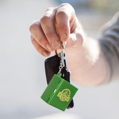 Pop-Up Book Keychain For Kids Mini Backpack Keychains- Blue