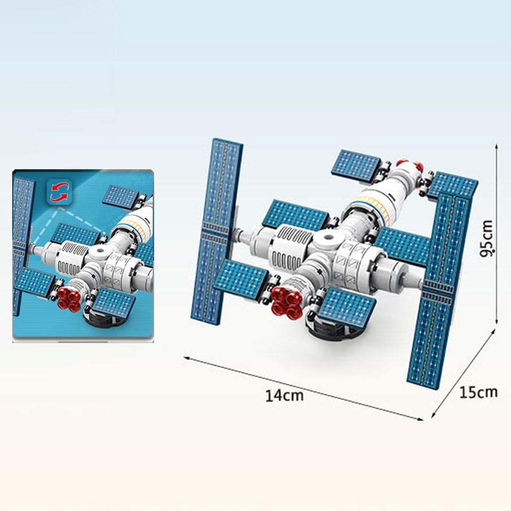 96-Piece Space Station Building Blocks Set