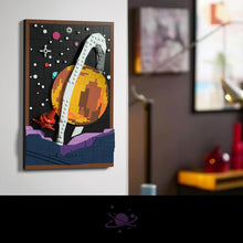 Art Planetary Exploration Space Building kit, Building Set for Adults, Gift Idea for Sci-Fi and Astronomy Lovers to Build and Hang or Display Freestanding, Home Décor Ideas for Living Room