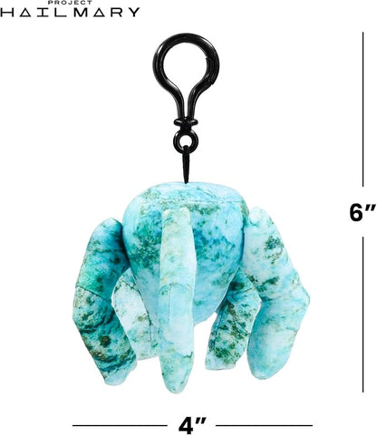 Project Hail Mary Teen Eridian Plush Bag Tag- Blue