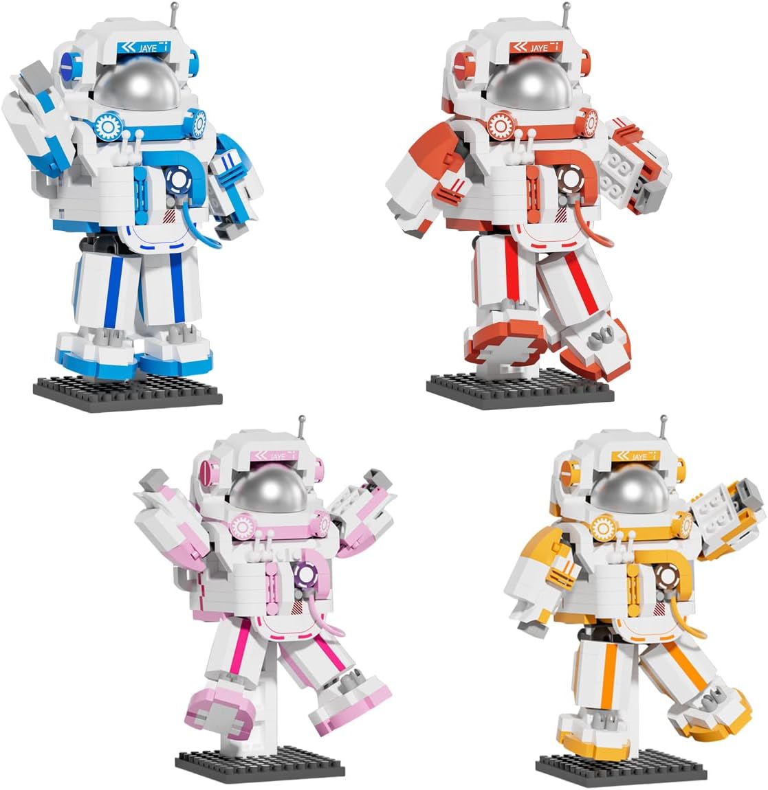 Astronaut Micro Building Block Set – Space Astronaut Gift for Kids, Micro Blocks Building Set