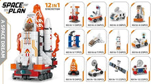 Mini Build Space Set 12 in 1