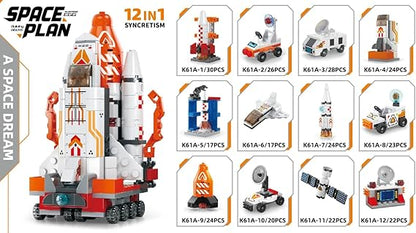 Mini Build Space Set 12 in 1
