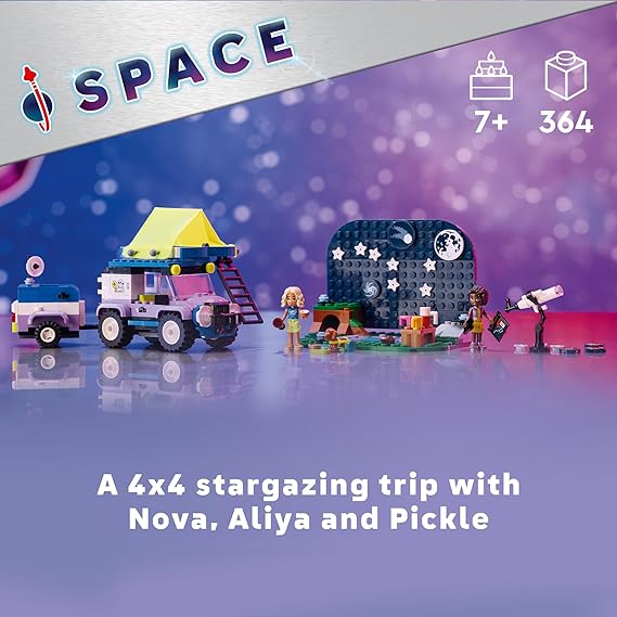 Lego Friends Stargazing Camping Vehicle Adventure Toy