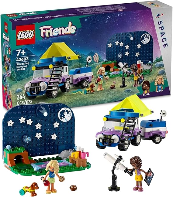 Lego Friends Stargazing Camping Vehicle Adventure Toy