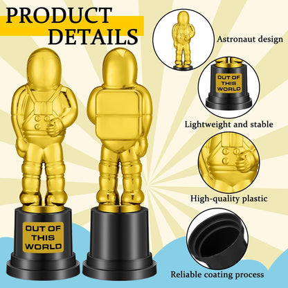 Gold Astronaut Trophy Plastic Winner Trophy Award