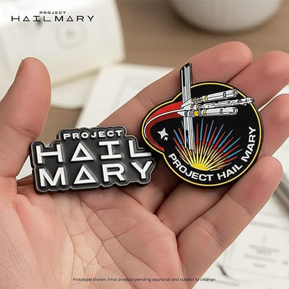 Project Hail Mary 4-Piece Enamel Pin Set | Official Merch