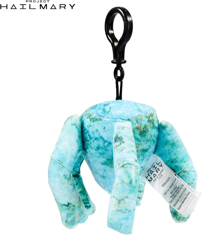 Project Hail Mary Teen Eridian Plush Bag Tag- Blue