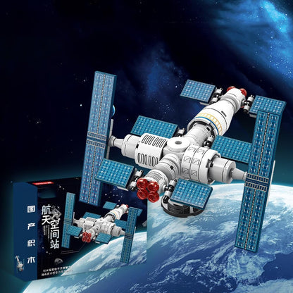 96-Piece Space Station Building Blocks Set