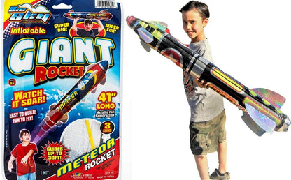 JA-RU Giant 41" Inflatable Rocket Ship Toy