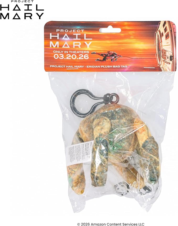 Project Hail Mary Teen Eridian Plush Bag Tag