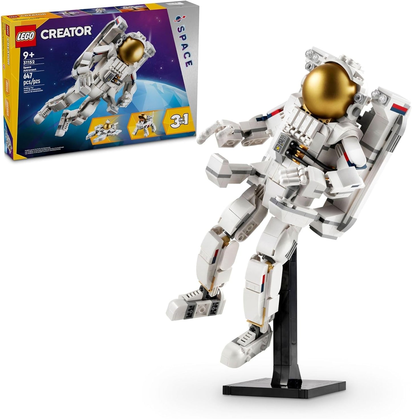 Lego Creator 3-in-1 Space Astronaut Toy