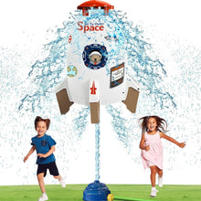 Water Rocket Sprinkler for Kids, Outdoor Sprinkler Rocket Launcher Toy for Backyard, Summer Water Toys for Kids