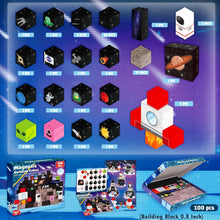 100PCS Space Magnetic Tile Set