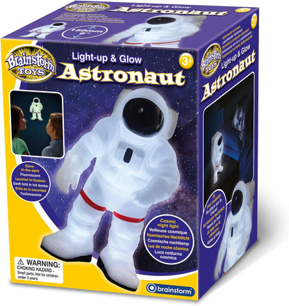 Brainstorm Toys Light-up and Glow Astronaut, Multi-Color