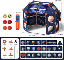 Kids' Starry Sky Constellation Play Tent- Included Flashlight/Projector