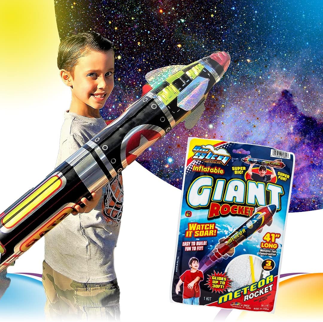 JA-RU Giant 41" Inflatable Rocket Ship Toy