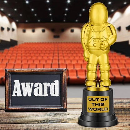 Gold Astronaut Trophy Plastic Winner Trophy Award