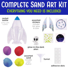 Sand Art Kit- Alien inRocket Ship
