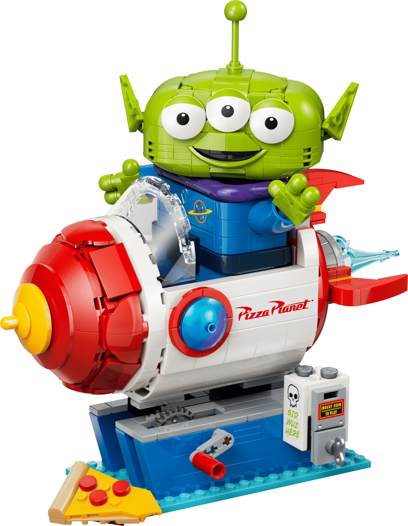 LEGO® ǀ Disney and Pixar Toy Story Alien with Pizza Planet Rocket Ride (43307)