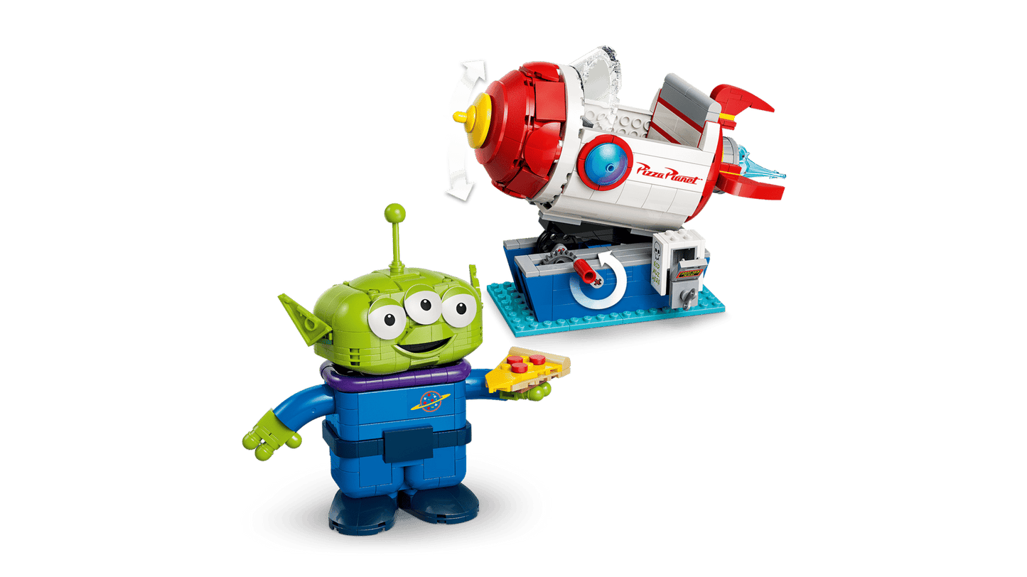 LEGO® ǀ Disney and Pixar Toy Story Alien with Pizza Planet Rocket Ride (43307)