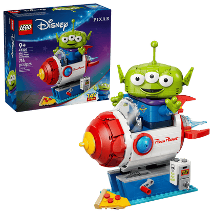 LEGO® ǀ Disney and Pixar Toy Story Alien with Pizza Planet Rocket Ride (43307)