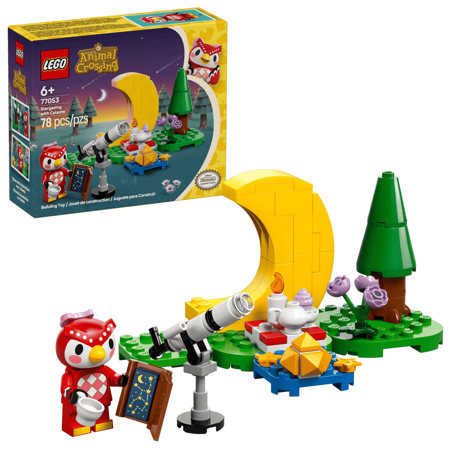 LEGO® Animal Crossing™- The Stargazing with Celeste (77053)