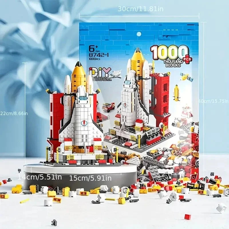 1000pcs Spacecraft Building Blocks