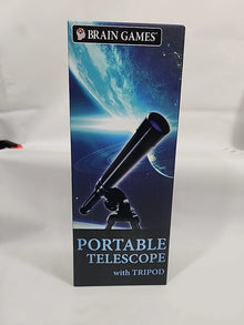 Brain Games Portable Telescope w/ Adjustable Tripod