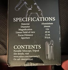 Brain Games Portable Telescope w/ Adjustable Tripod