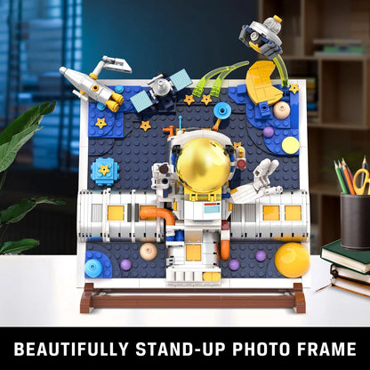 3D Space Painting Frame Building Toys for Kids 540PCS Astronaut Toys